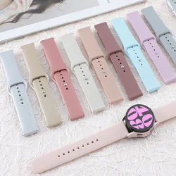 Silicone straps For Samsung Galaxy watch 6/5/pro/4 Classic 18mm 20mm 22mm bracelet Huawei watch GT 4-2-2e-3-3 pro 41mm 46mm band