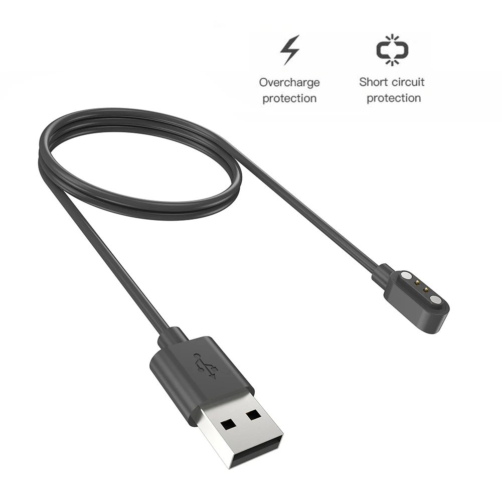 USB شاحن ل Kieslect Ks برو Smartwatch ، المغناطيسي شحن كابل ، مهد قفص الاتهام ، محول الطاقة ، اكسسوارات الساعات الذكية ، 100 سنتيمتر ، 1-5 قطعة