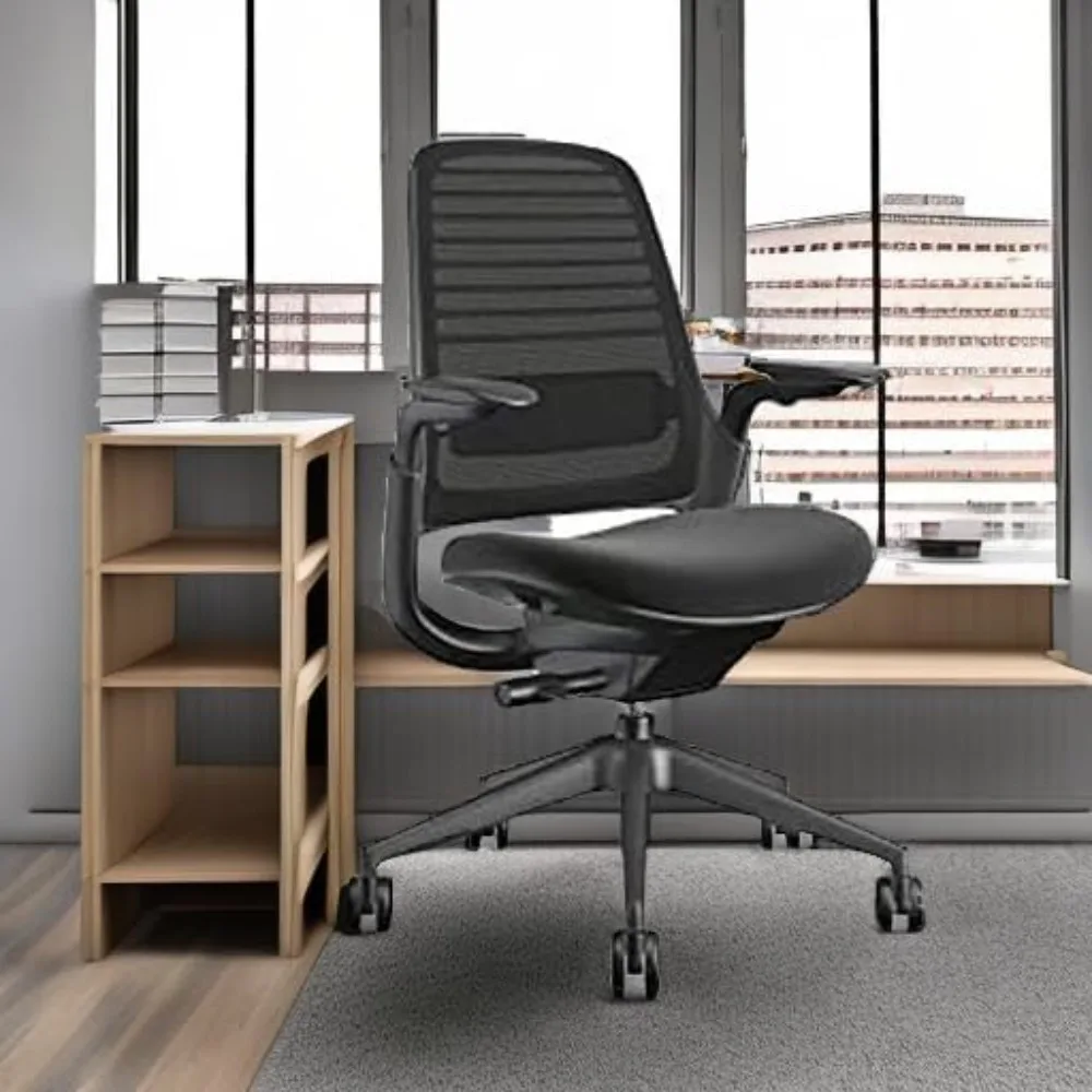 

Office Chair Ergonomic Work Chairs with Wheels for Carpet, Helps Support Productivity Weight-Activated Controls, Office Chair