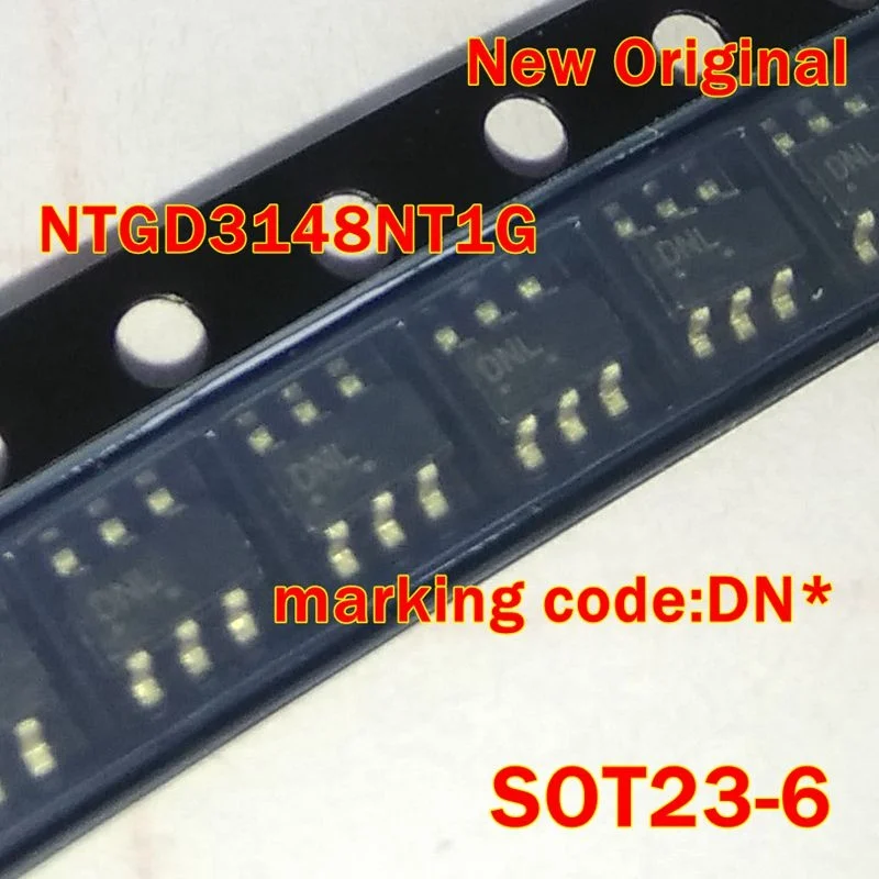 

1Pcs to 100Pcs Ntgd3148Nt1G Sot23-6 New Original Marking Code:Dn* Power Mosfet 20 V, 3.5 A, Dual N-Channel