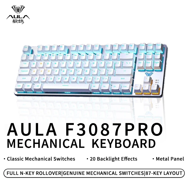 AULA F3087 Pro/F3087 メカニカルキーボード 75%レイアウト バック