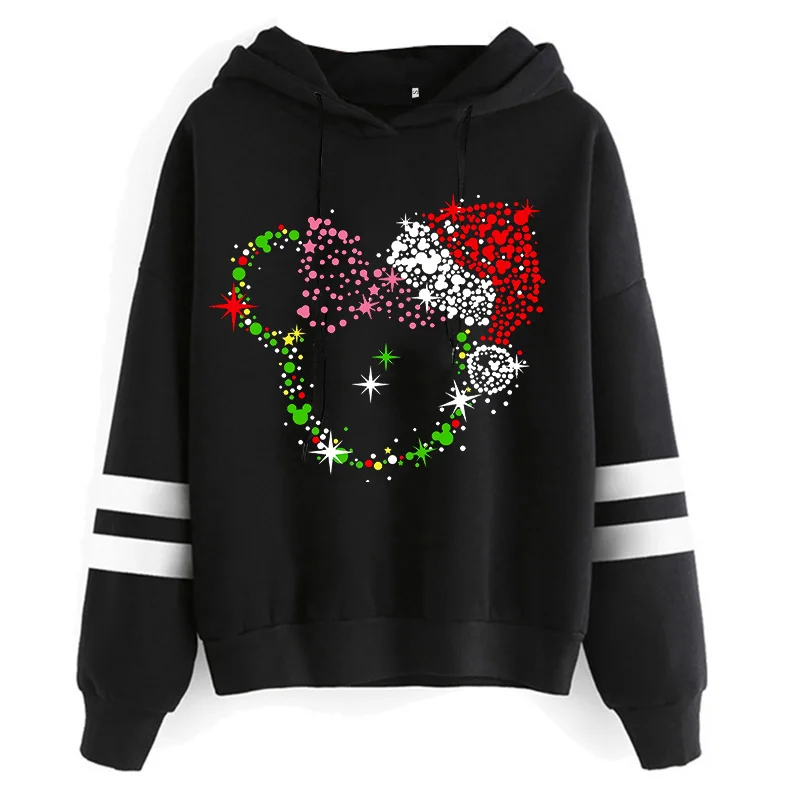 Sweatshirts New Y2k 90s Kawaii Cartoon Anime Sweatshirt Disney Minnie Mouse Hoodie Clothes Girl Boy Mickey Hoody Top Hoodies