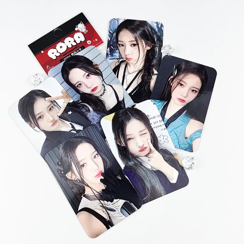 6 шт./компл. Idol Girl BABYMONSTER новая серия ломо-карты HD печать фотокарточки открытки RORA ASA RUKA AHYEON HARAM подарки для фанатов
