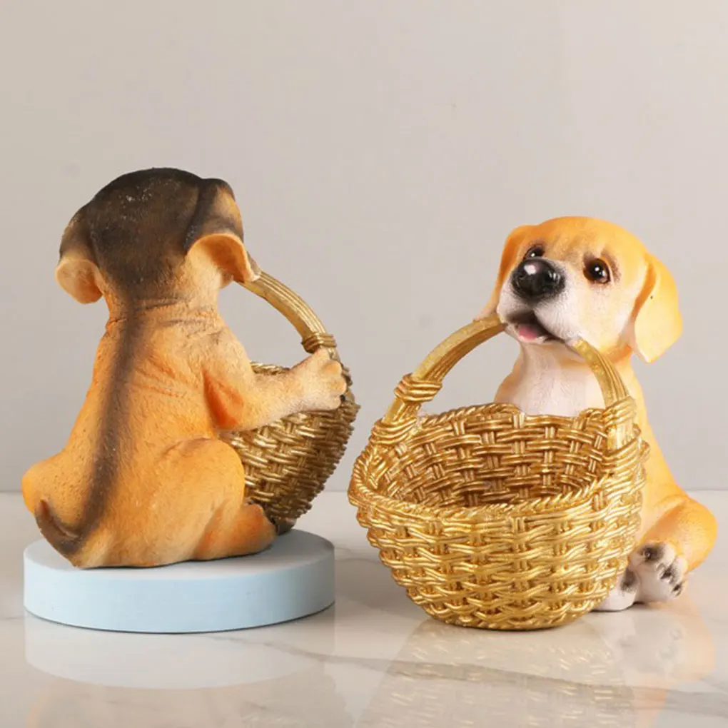 

Animal Shape Storage Basket Portable Realistic Household Bin Container