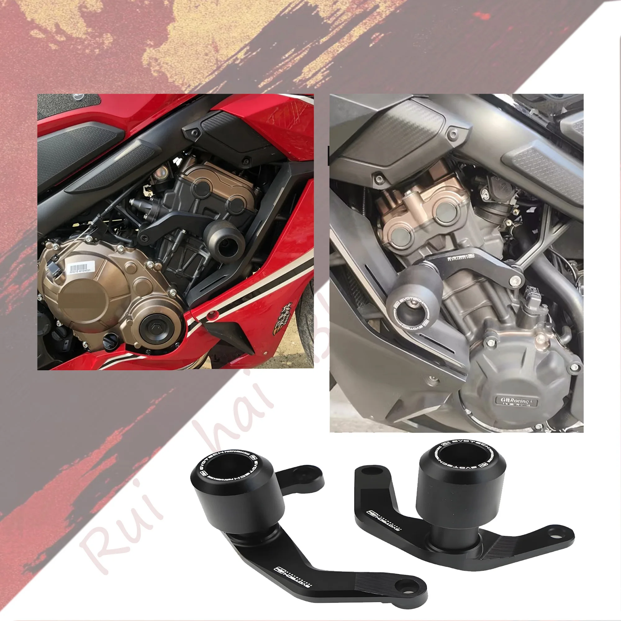 or Honda CBR650R CB650R 2019-2023 Motorcycle Anti Drop Ball Bumper Body Protection Anti Drop Block Accessories  F