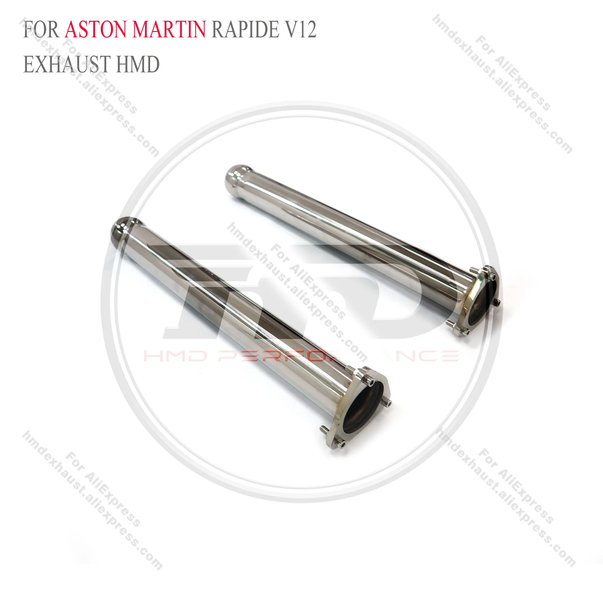 HMD Exhaust System  Resonant tube for Aston Martin Rapide V12 6.0L with valve