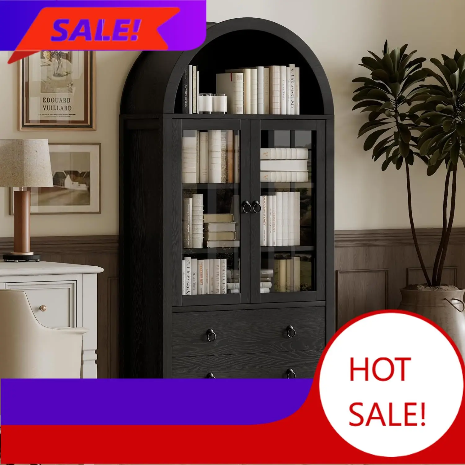 71'' Tall Arched Ca…