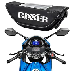 For Suzuki Gixxer 150 Gixxer 250SF 250 Gixxer 155 150SF Motorcycle Handlebar Waterproof Bag Travel Bag Storage Bag Screen GPS