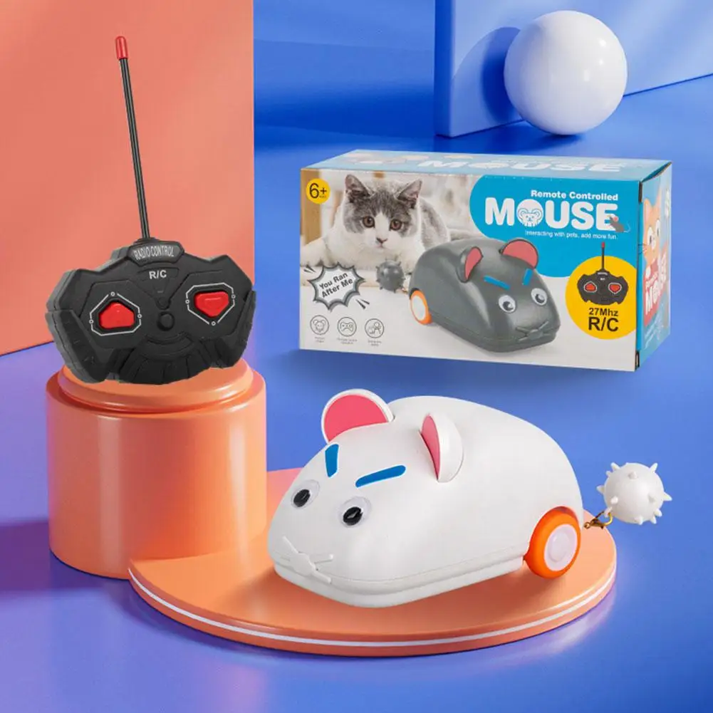 Intelligent Cat Remote Control Car Cat Toy Electric Remote Control Mouse Running Car Cat Interactive Artifact Pet Toy Car