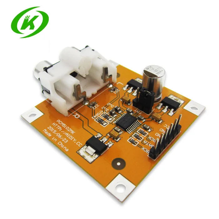 1pcs PCM5102 DAC Decoder I2S Player Assembled Board 32Bit 384K Beyond ES9023 PCM1794 compatible Raspberry Pi