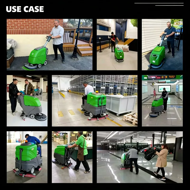 

Ride on Floor Scrubber 85L Clean Water Tank Automatic Scrubber Dryer Machine for Manufacturing Plant Industrial Floor Care