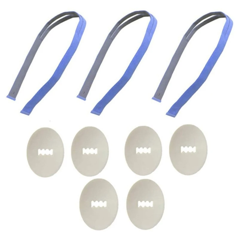 Nasal Pillow System Replacement Headgear Strap and Clips Made of Premium-Elastic Material Suitable for ResMed P10 Dropshipping