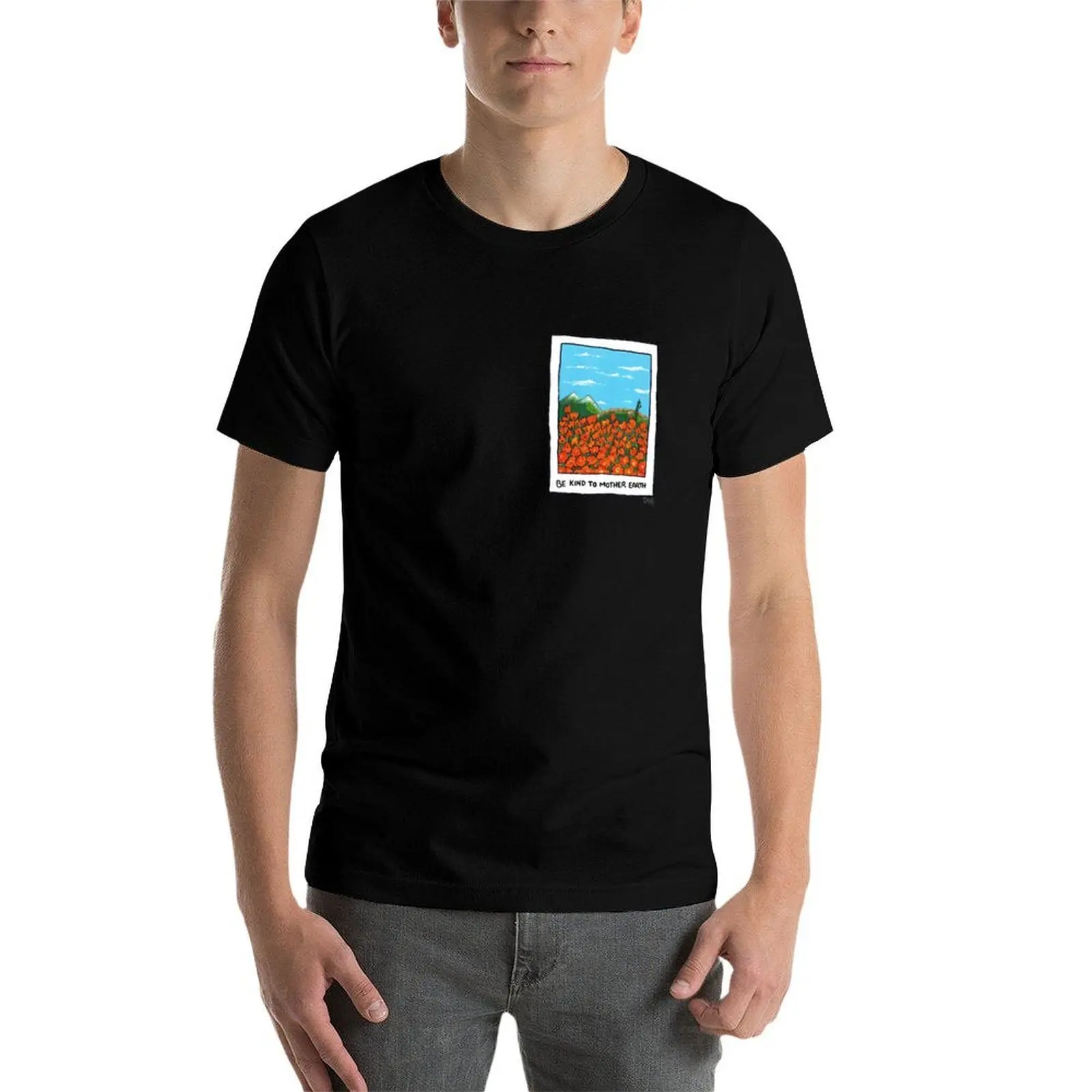 

Be Kind to Mother Earth T-Shirt t shirts for man graphic tees t shirts for man cotton soft T-Shirt