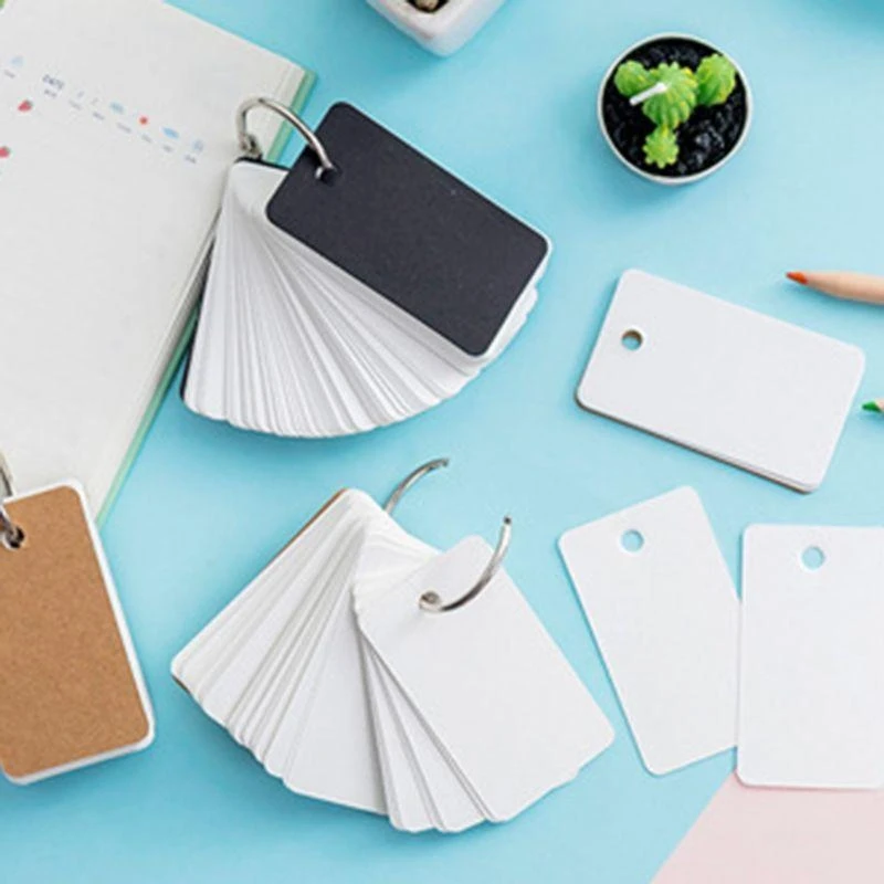 Simple DIY INDEX Cardboard Cover Blank Paper Card Memo Pad закладка для закладки переплета лучшая продажа