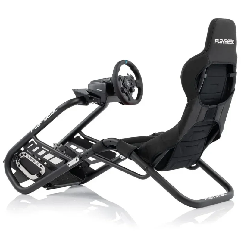 Cockpit simulateur de course haute performance, compatible avec tous les volants et pédales sur le marché, prend en charge la conduite directe