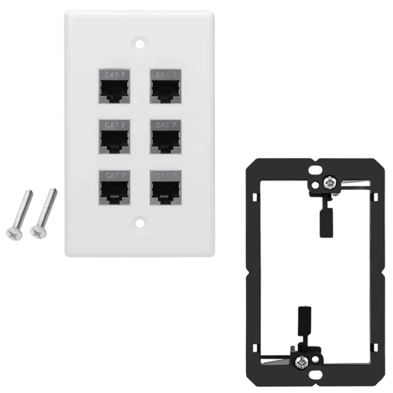 Wall Plate for Cat7 Female to Female Connection Simple and Professional Install Dropsale