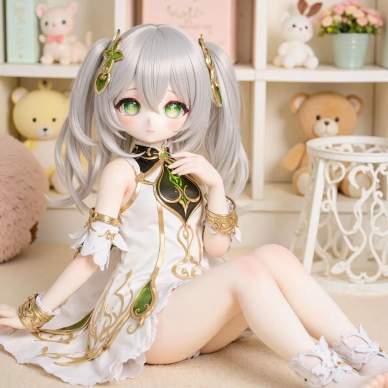 

85 см однотонная кукла Назида кукла Bjd фигурка аниме двумерный одинаковый наряд мягкие силиконовые аниме фигурки