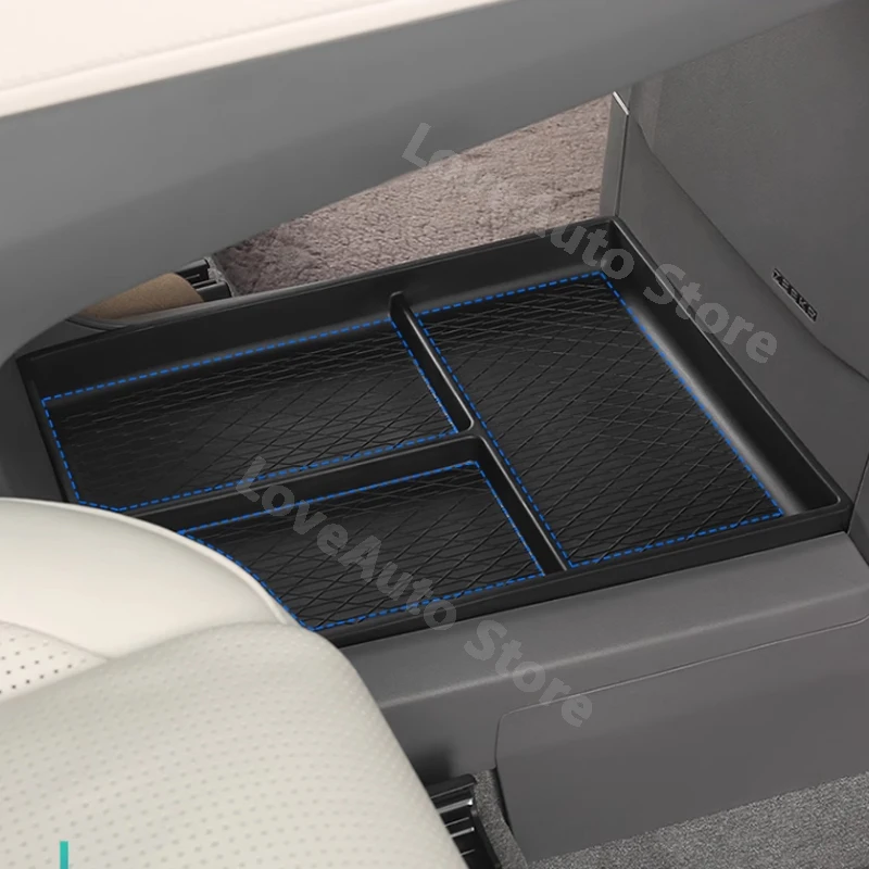 

For ZEEKR 009 2023 2024 Car Storage Box Under Center Console Storage Tray Interior Multifunctional Protection Accessories