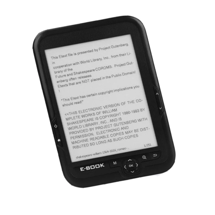 Zuverlässiger E-Book-Reader 6 "6 Zoll mit 8GB eingebautem 800*600 HD E-Ink-Bildschirm Smart Reading für Kinder E-Book-Reader