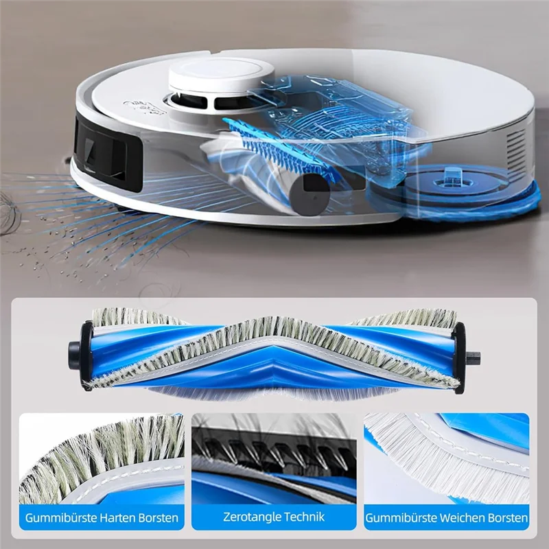 ملحقات المكنسة الكهربائية الروبوتية LECKL لـ Ecovacs Deebot T30 Omni / T30 Pro Omni، مجموعة بديلة كاملة