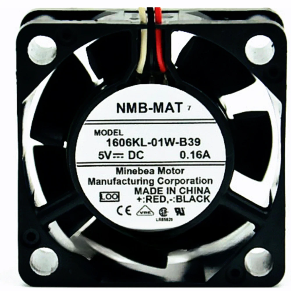 1606KL-01W-B39 for NMB NMB-MAT 5V 0.16A 4015 4CM Chassis Inverter Cooling Fan 2-3 Wire