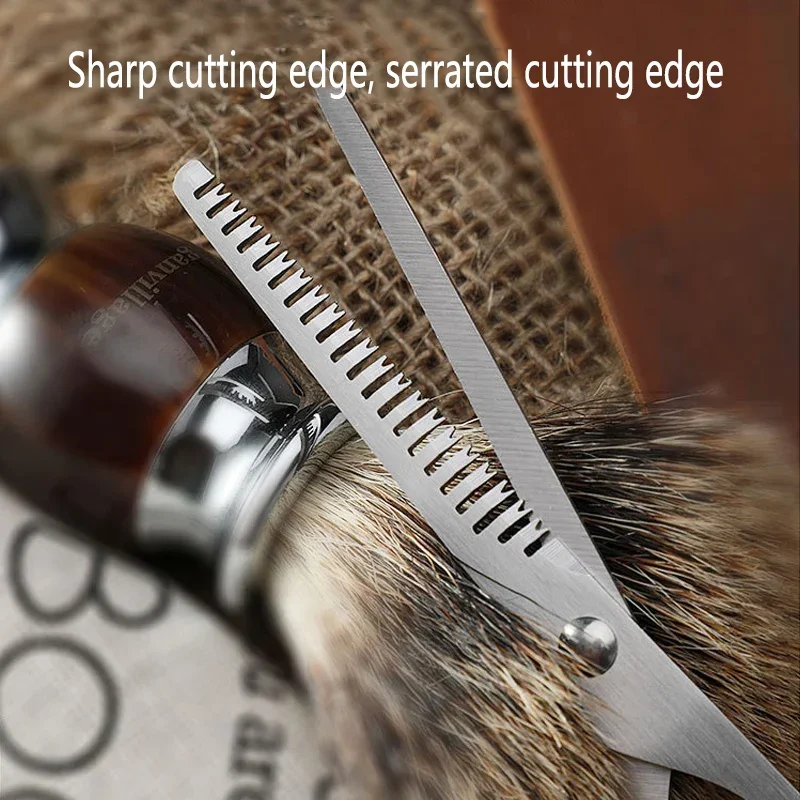 Professional Haircut Scissors Set, Flat Tooth Comb Set, Salon Hairstyle Tools, Thinning Scissors, Haircut Scissors Barber