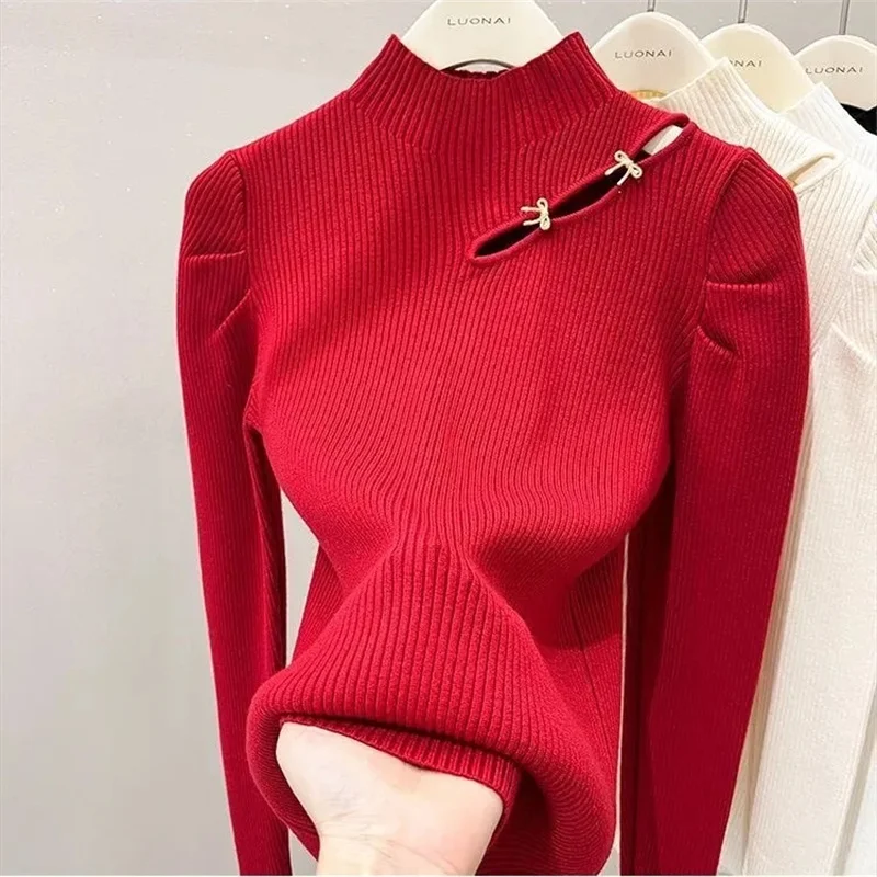 Women Spring Turtleneck Sweater Knitted Soft Pullovers cashmere Jumpers Basic Solid Soft Sweaters Women Autumn Winter Casual Top