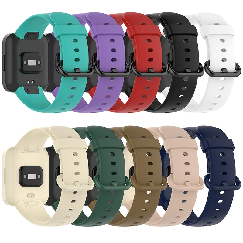 Silicone Strap for Redmi Watch 2 2lite POCO Watch Smart Watch Accessories  Replacement Bracelet for Redmi Watch2 2lite Strap