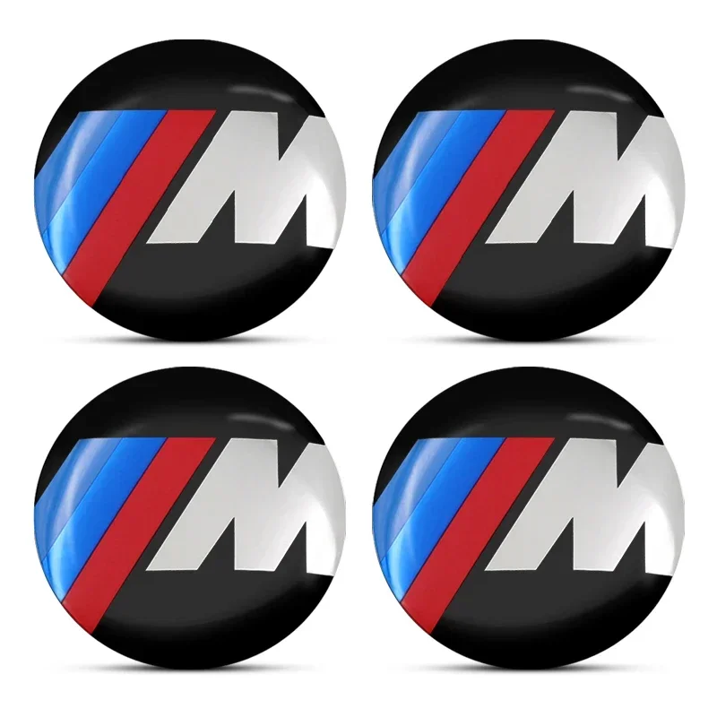 Car Styling Covers Badge Wheel Center Hub Cap Decoration Sticker For BMW Performance Power M1 M2 M3 M4 M5 M6 M8 E36 E60 E46 E39