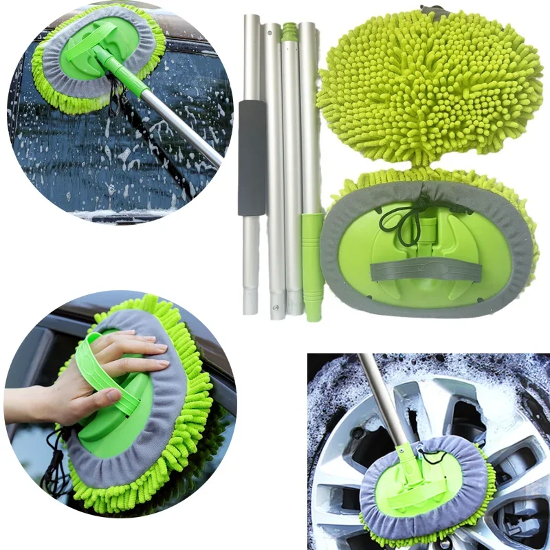 

Retractable Car Window Cleaning Mop Ceiling Air Conditioner Dust Removal Mini Mop Small Wall Cleaning Home Clean Floors Tool