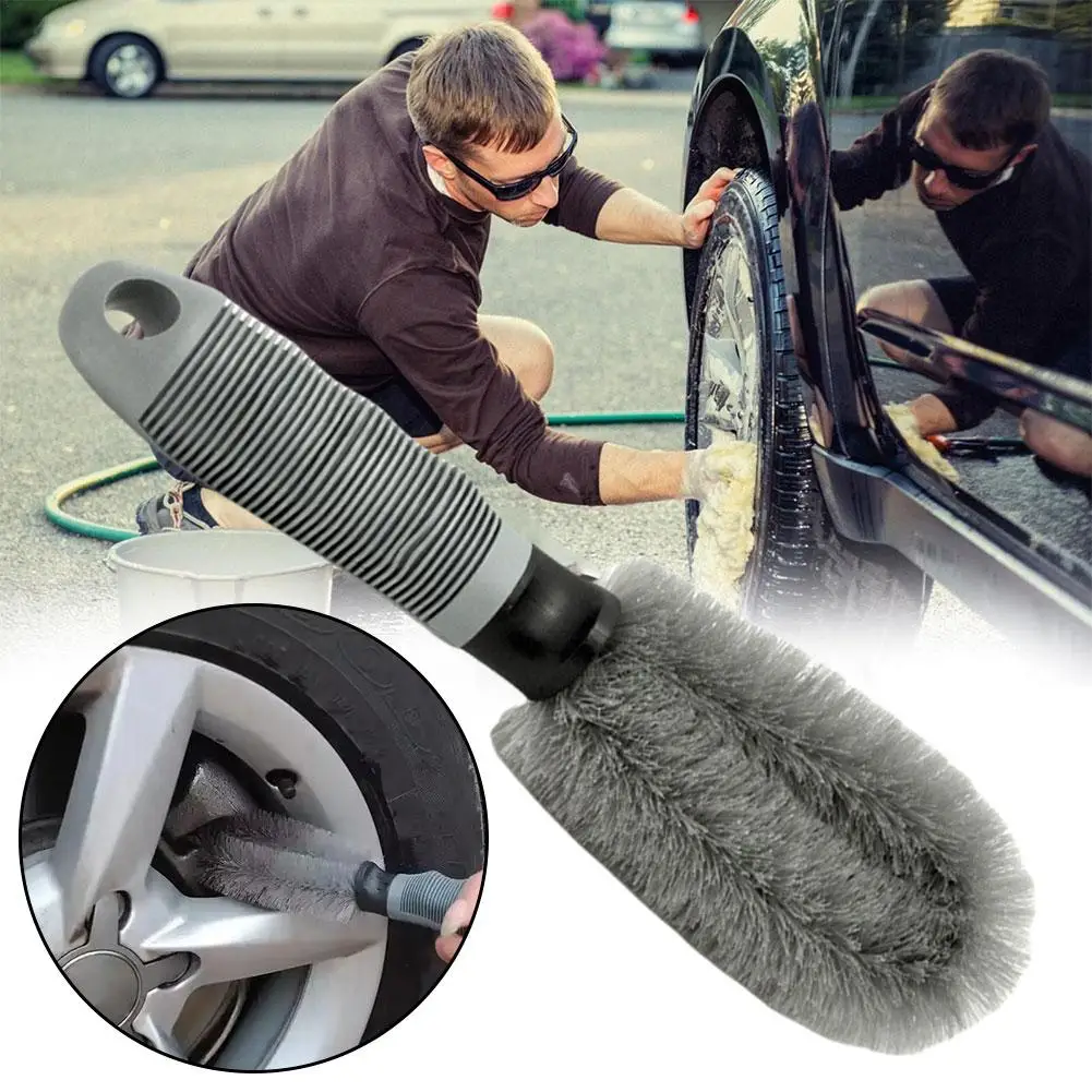 

Car Tire Brush Wheel Hub Cleaning Brushes Car Wheels Accessories Tire Tool Washing Cleaning Detailing Auto F1W7