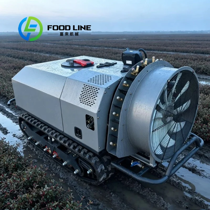 Remote Control Crawler Sprayer Adjustable Spray Range Agricultural Machine For Greenhouse Plant Disease Prevention And Spraying