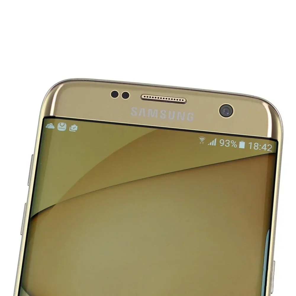 الأصلي سامسونج غالاكسي S7 حافة G935F G935A 4G LTE الهاتف المحمول بصمة 4GB RAM 32G ROM 5.5 ''12MP + 5MP رباعية النواة الهاتف الذكي