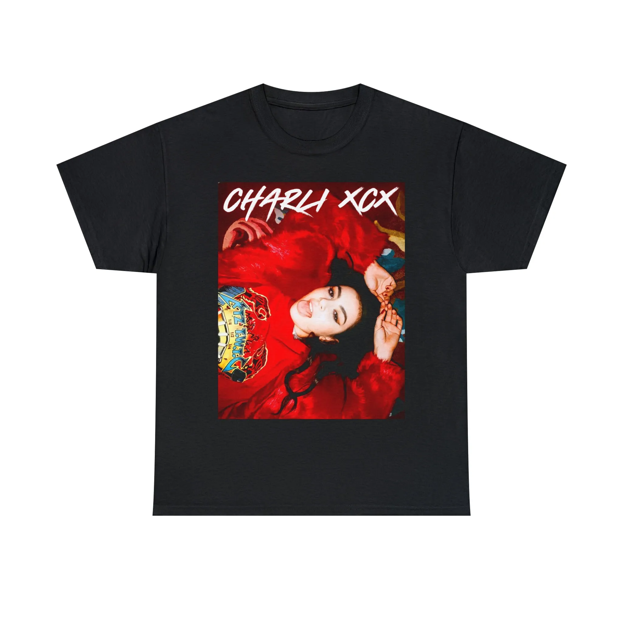 Charli XCX Aesthetic Vintage T Shirt Style Bootleg 90s Charlie Minimal Black Music RnB For Fans