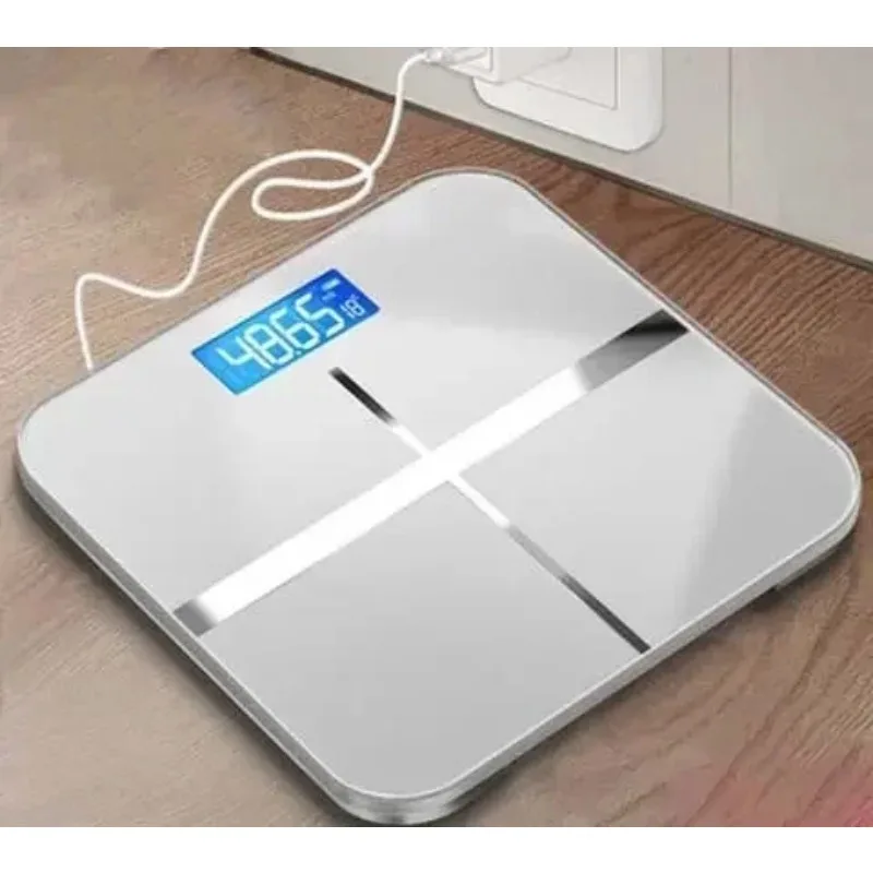 

USB Smart Electronic Weight Scale Smart Health Scale Solid Color Household Precision Weight Measurement Figures
