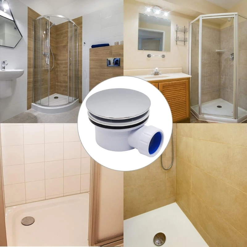 Khay tắm bằng nhựa hiện đại Chất thải dòng chảy cao Chất thải 90mm Phòng tắm Phụ tùng Dropship