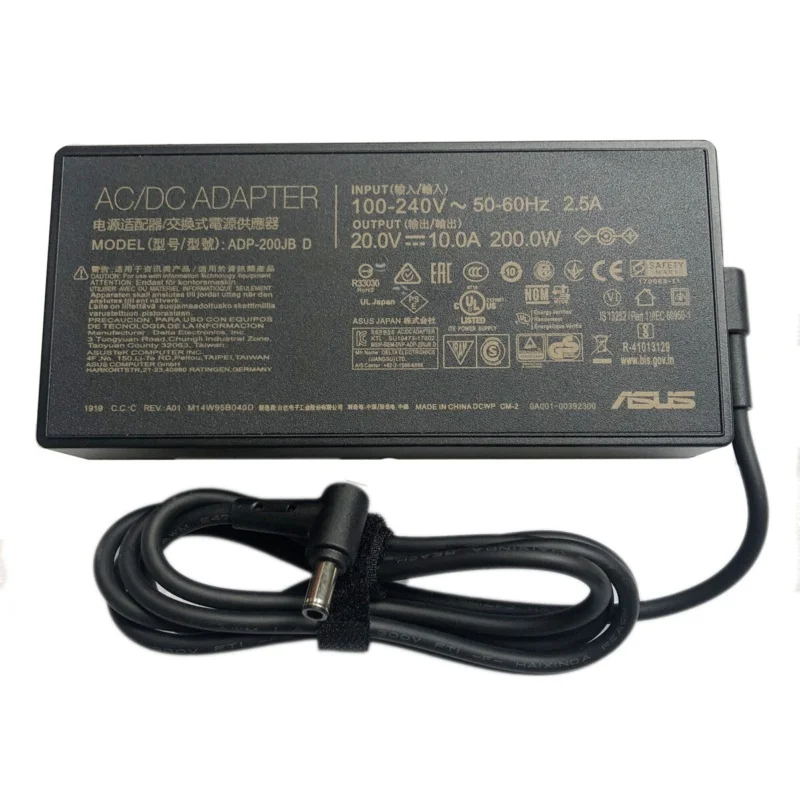 

20V 10A 200W AC adapter for Asus TUF gaming F15 FX507ZC4-HN002 power supply cord