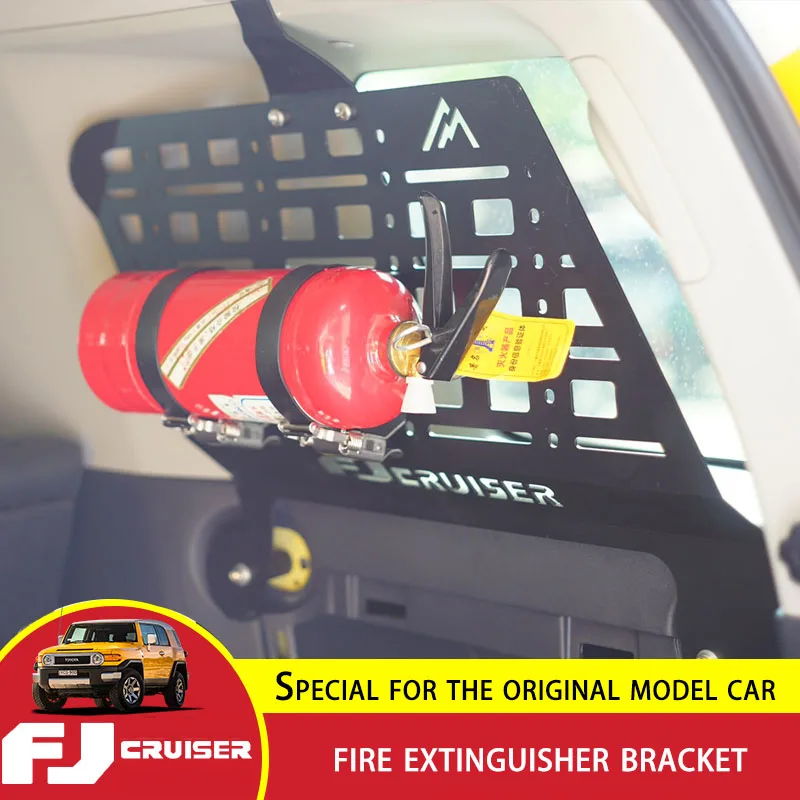 Trunk Box Stowing Tidying For Toyota Fj Cruiser Trunk Box Fire Extinguisher Holder Fj Cruiser Side Window Storage Rack 2007~2020