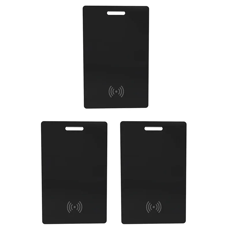 

3X интеллектуальная трек-карта с беспроводной зарядкой работает для Find My Wallet Tracker Phone Finder Ультратонкий мини-локатор