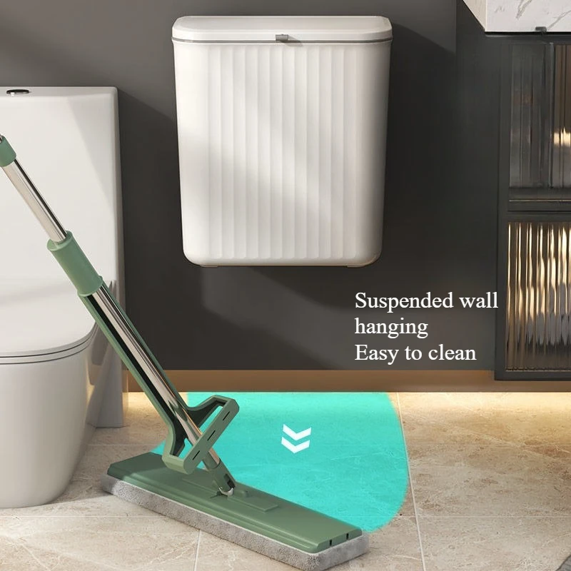 Wall-mounted toilet trash can household bathroom toilet crack wall suspended paste toilet paper