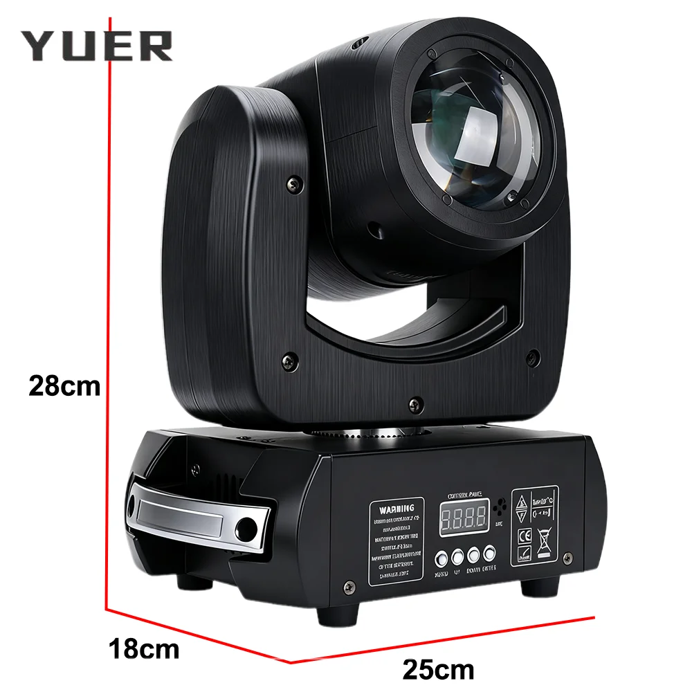 

100W LED Beam Moving head Light with 8 Gobos 18 prisms DMX512 for DJ Disco party wedding club Bar
