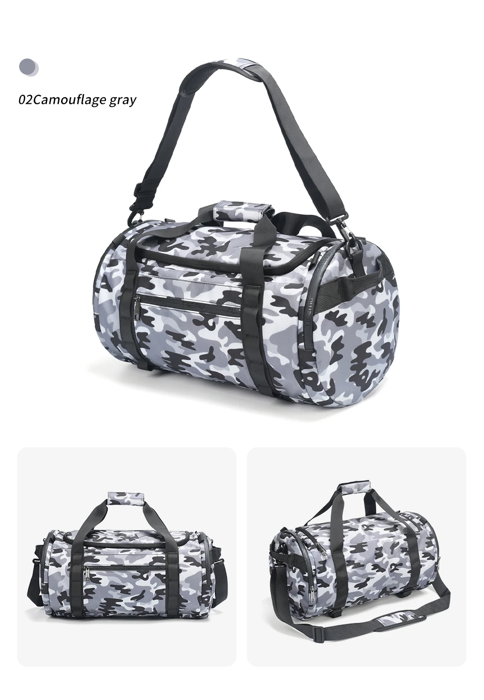 Tigernu Reisetaschen Für Männer Sporttasche Wasserdichte Fitness Tasche Männer Outdoor Tragbare Tasche Ultraleicht Yoga Sport Tasche Handtasche Umhängetasche – Detail 16