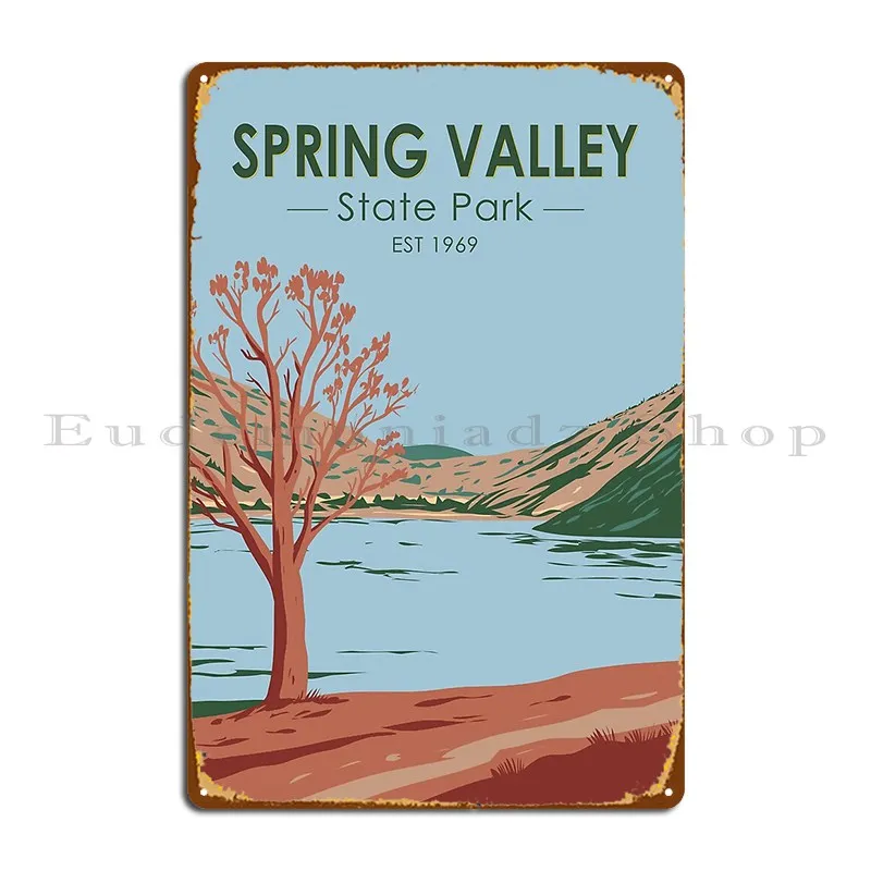 Spring Valley State Park Nevada Vintage Metal Signs Bar Create Create Cave Design Pub Tin Sign Poster