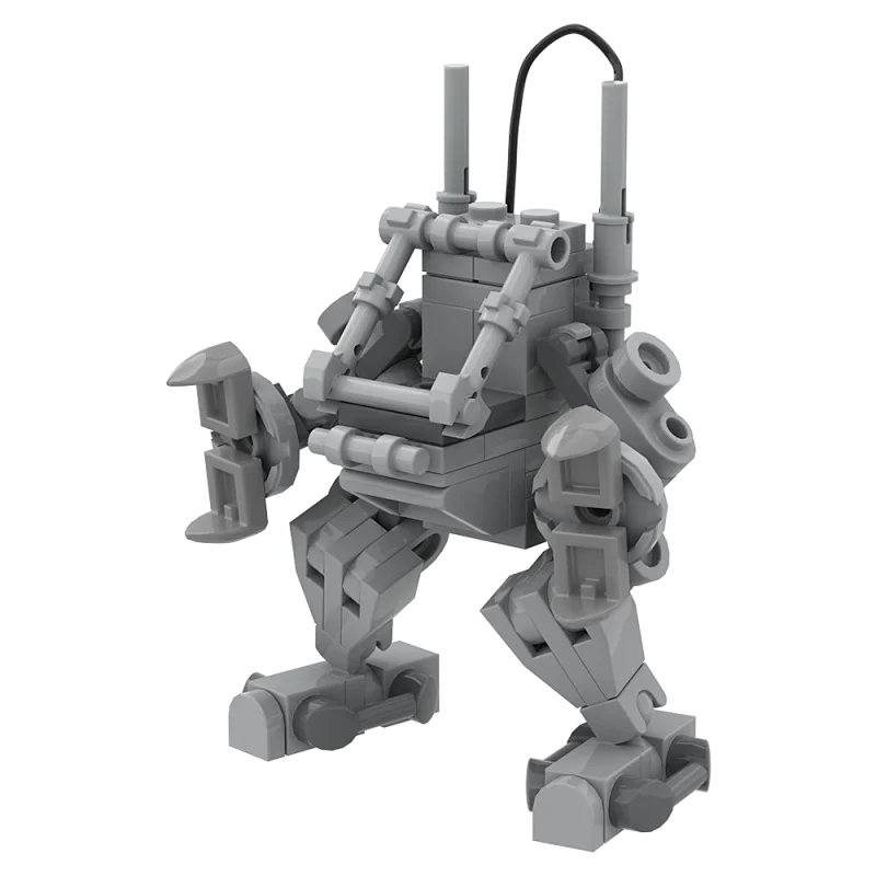 MOC-163877 mini exo-suit robô blocos de construção em miniatura armadura figura modelo tijolos brinquedo colecionável para criança adulto presente natal