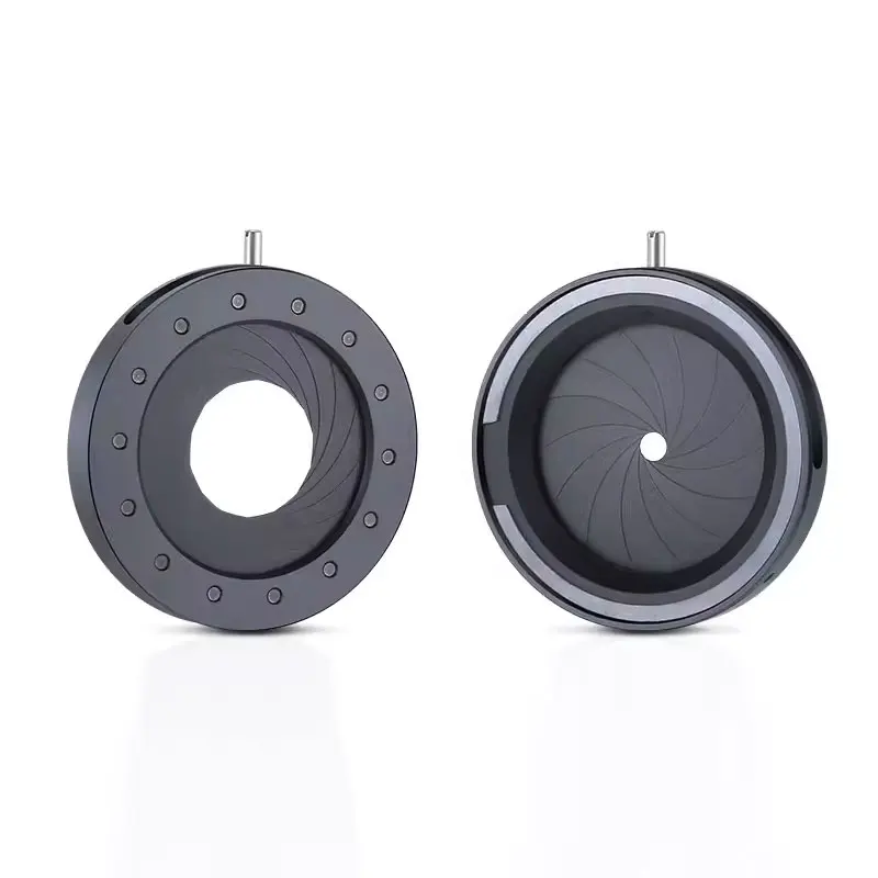

1 PC Adjustable 1.5-26mm Iris Diaphragm Aperture Microscope Camera Lens Accessory Parts