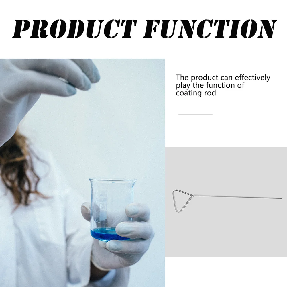 

6pcs Glass Bacterial Cell Stainless Steel Tool For Agar Spreading Cell Spreading Teaching Equipment