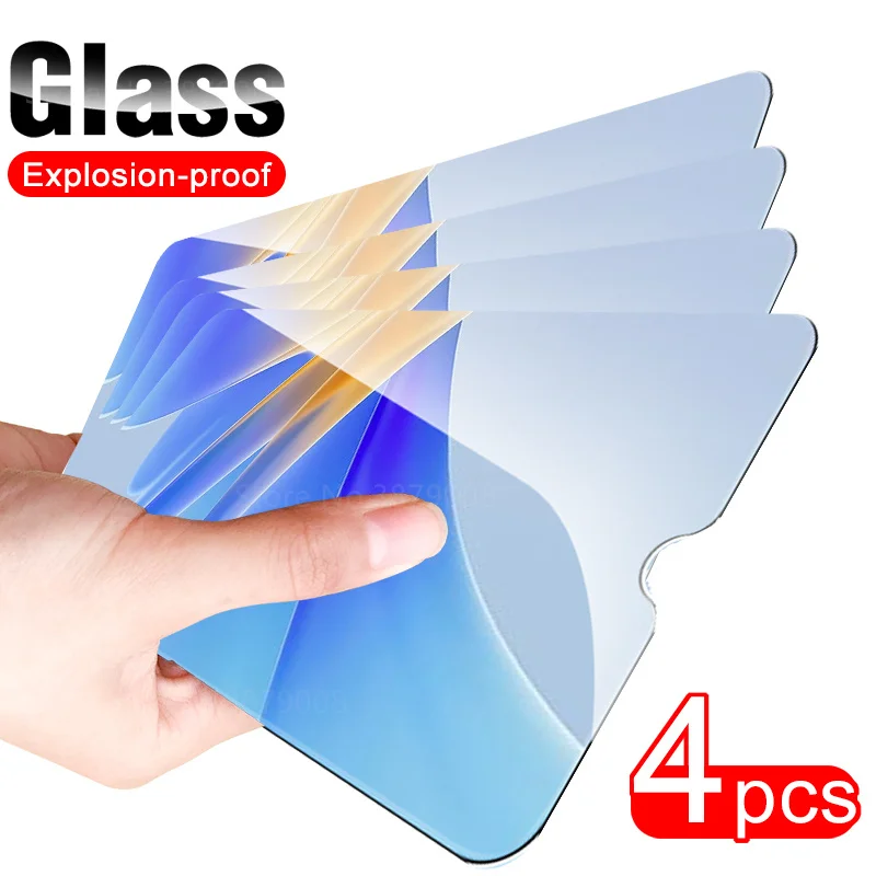 Orro A17 glass 4pcs protective glass for Oppo A17 A17K 6.56inch OppoA17 4G touch display screen protector film gurad glasses