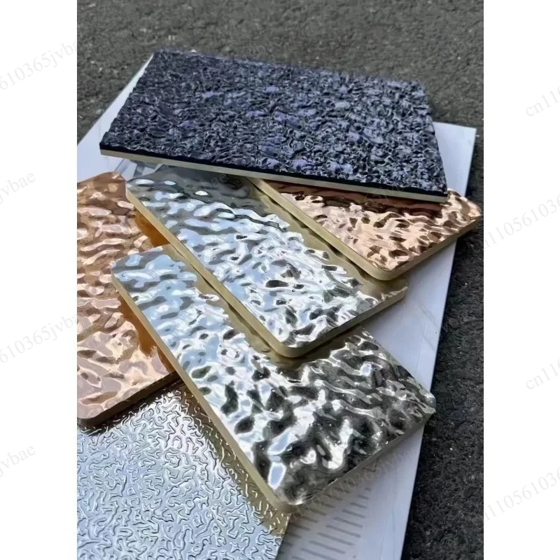 Three-dimensional Concave-convex Corrugated Wall Panels, Moisture-proof and Durable Modern Home Decoration Panels