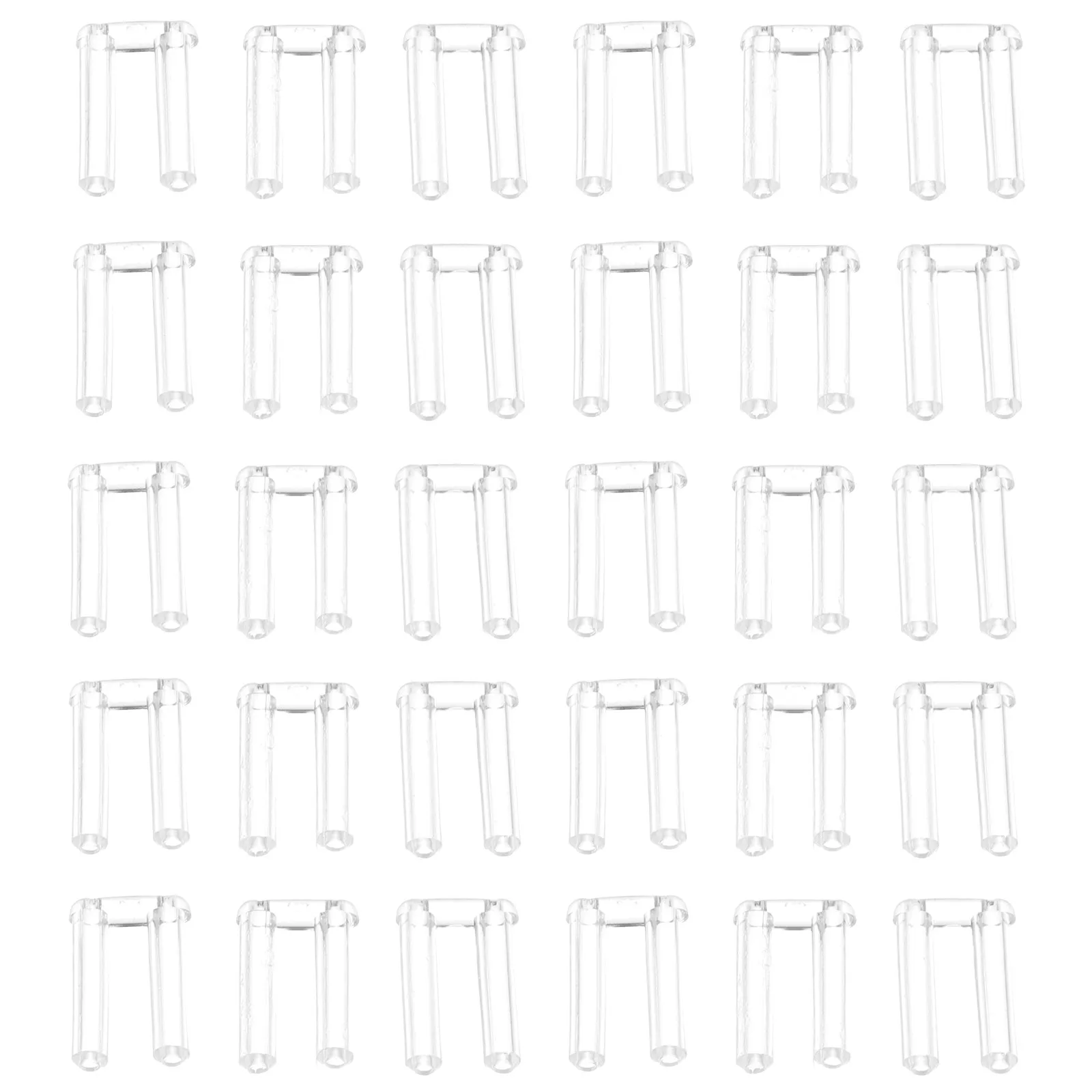 200Pcs Rimless Eyeglasses Buckle Gel Seal Repair Tools Spare Parts for Eyeglass Frame Holder Accessories Lens Stability
