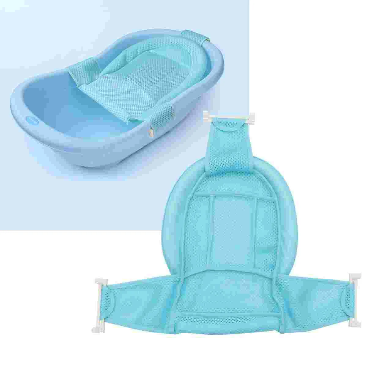 Baby Shower Bathtub Sit Up Mesh Newborn Support Sling Extra Large Babydoll Tubs